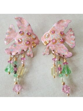 Vintage Lunch at The Ritz 🐠 runway earrings